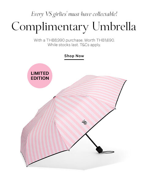 Free umbrella with min spend THB8990