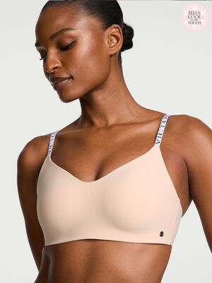 The CoolBra&trade; Lightly Lined Wireless Plunge Bralette