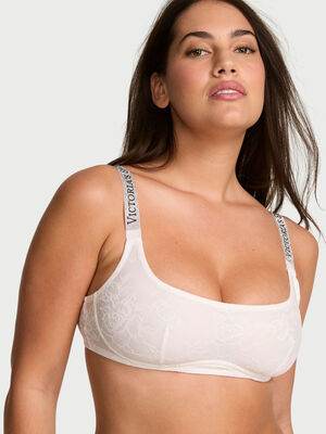 Shine Strap Lace Scoop Bralette