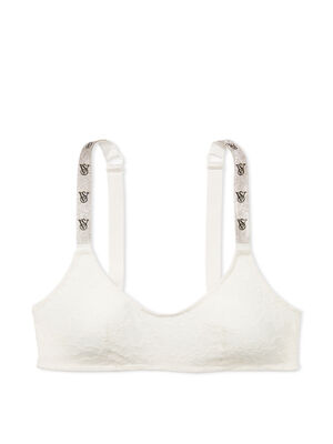Shine Strap Lace Scoop Bralette,  Shine Strap Lace Scoop Bralette