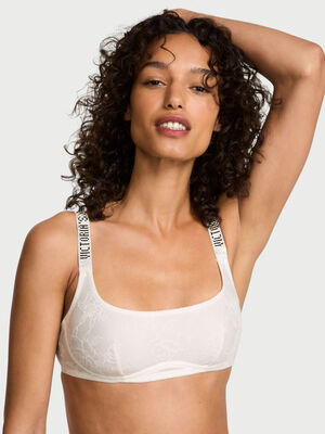 Shine Strap Lace Scoop Bralette,  Shine Strap Lace Scoop Bralette