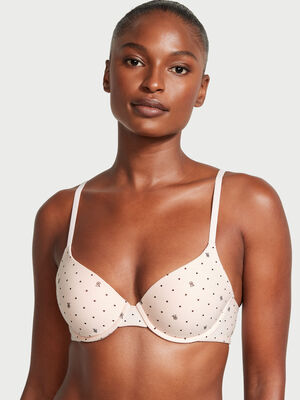 Cotton Lightly Lined Demi Bra,  Cotton Lightly Lined Demi Bra