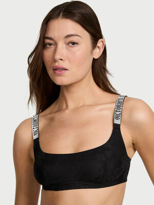 Shine Strap Lace Scoop Bralette,  Shine Strap Lace Scoop Bralette