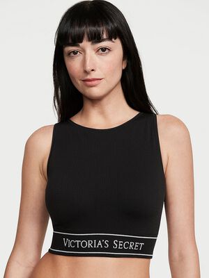 Seamless Wireless High-Neck Bra