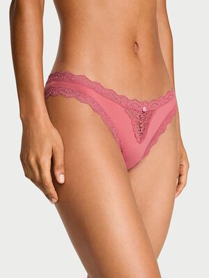 Lace-Trim Bikini Panty,  Lace-Trim Bikini Panty