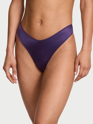 Smooth Strappy-Back High-Leg Thong Panty,  Smooth Strappy-Back High-Leg Thong Panty