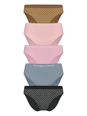 5-Pack Seamless High-Leg Brief Panties,  5-Pack Seamless High-Leg Brief Panties