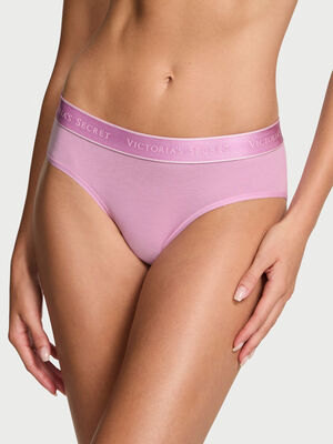 Logo Cotton Hiphugger Panty
