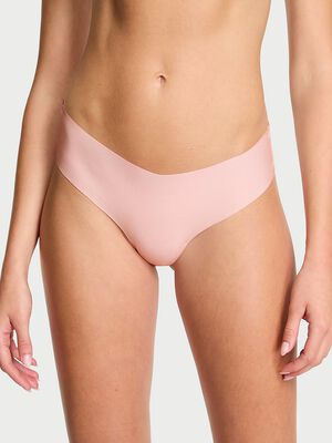 No-Show Mesh-Back Logo Thong Panty,  No-Show Mesh-Back Logo Thong Panty