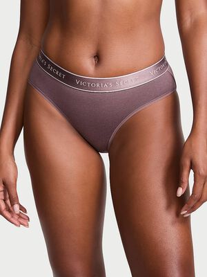 Logo Cotton Hiphugger Panty