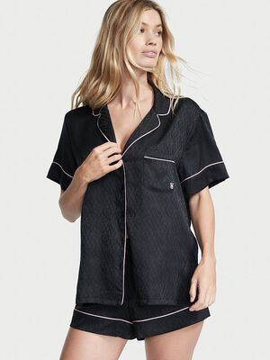 Satin Short Pajama Set,