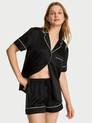 Signature Satin Short Pajama Set