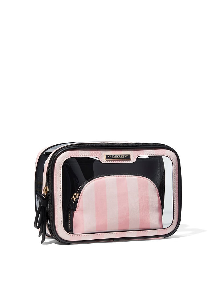 Beauty-To-Go Bag Trio, Iconic Stripe, large image number null