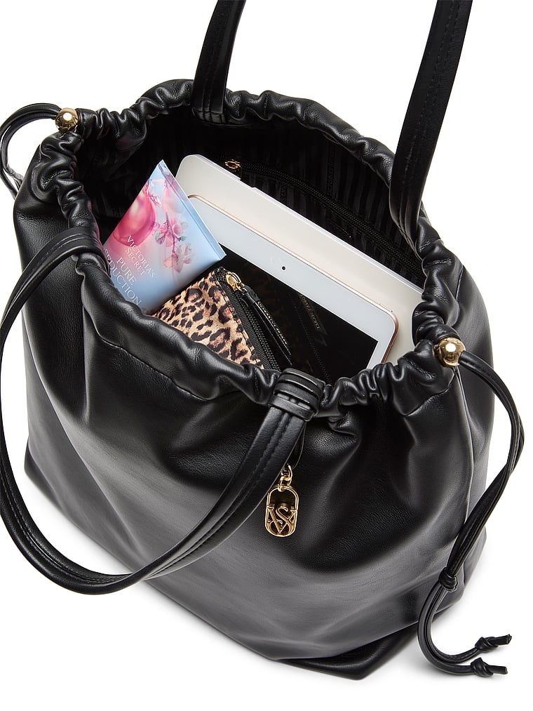 Luxe Cinched Carryall Tote image number null