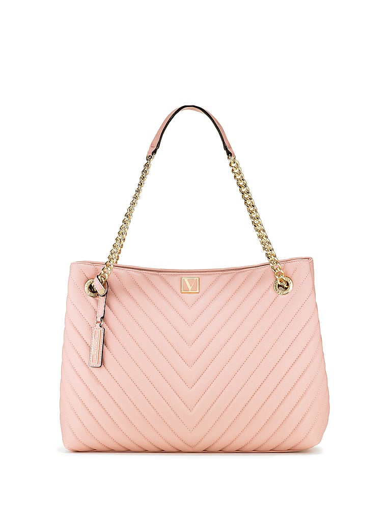 Chain Shoulder Tote Bag image number null
