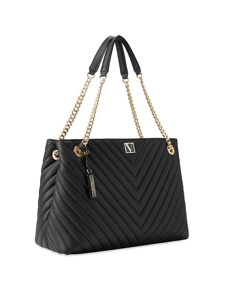 Chain Shoulder Tote Bag image number null