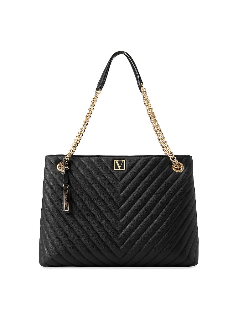 Chain Shoulder Tote Bag image number null