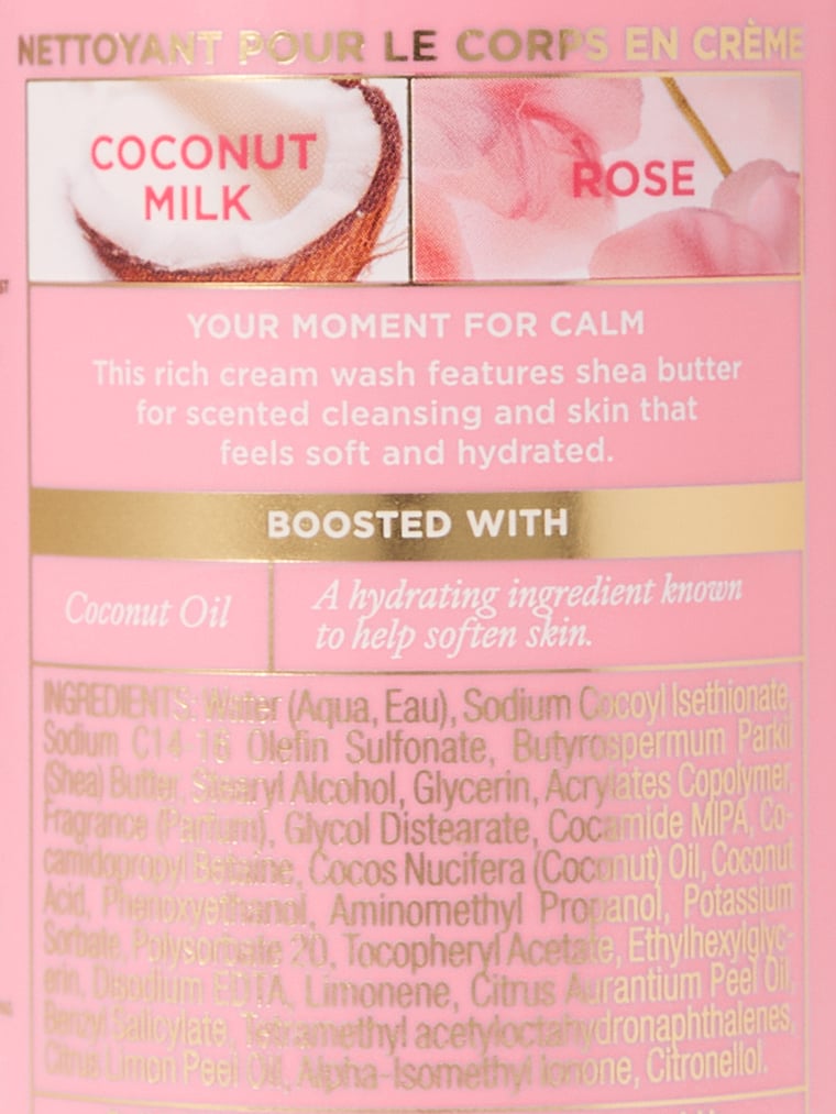 Coconut Milk Rose Cream Body Wash 296 ml image number null