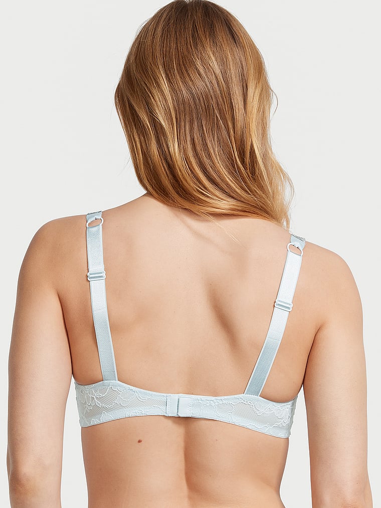 Shine Strap Lace Scoop Bralette image number null
