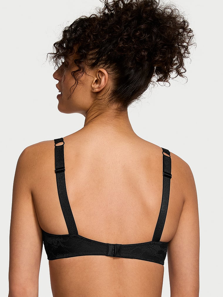 Shine Strap Lace Scoop Bralette image number null