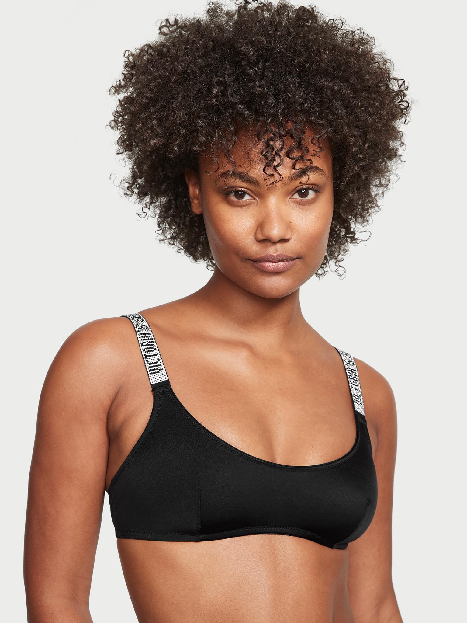 Buy Shine Strap Scoop Bralette