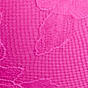 Logo Shine Strap Lace Longline Demi Bra, Pink Fire, swatch