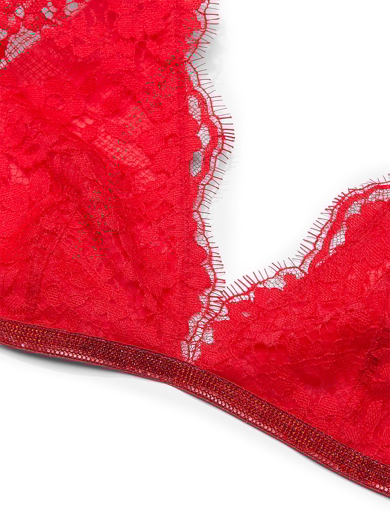 Twinkle Lace Triangle Bra image number null