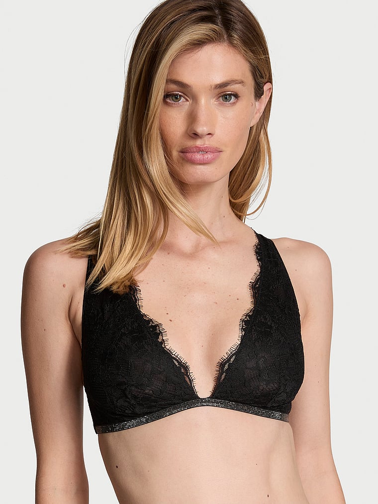 Twinkle Lace Triangle Bra image number null
