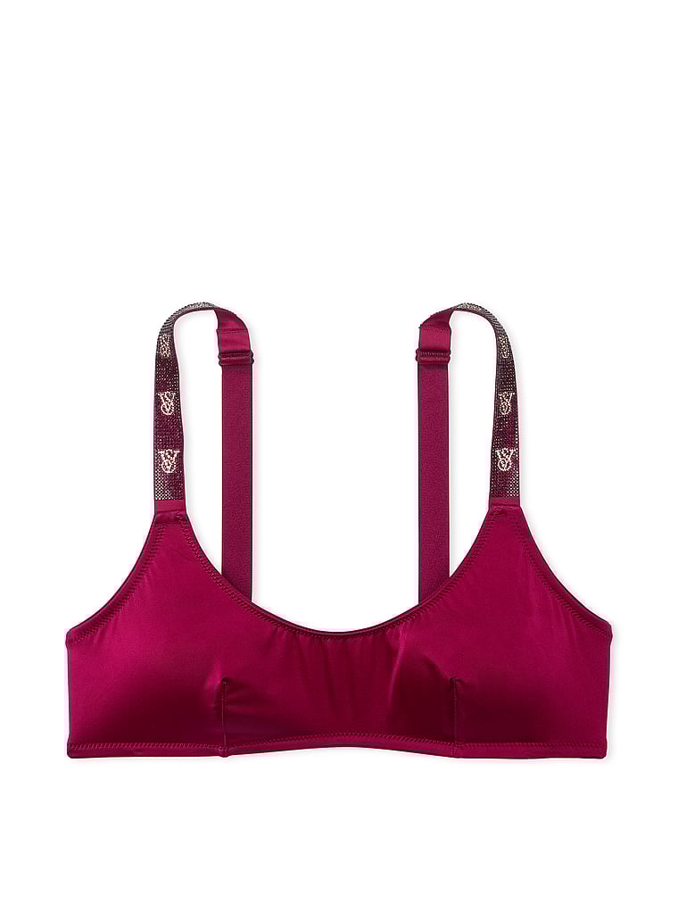 Shine Strap Scoop Bralette image number null