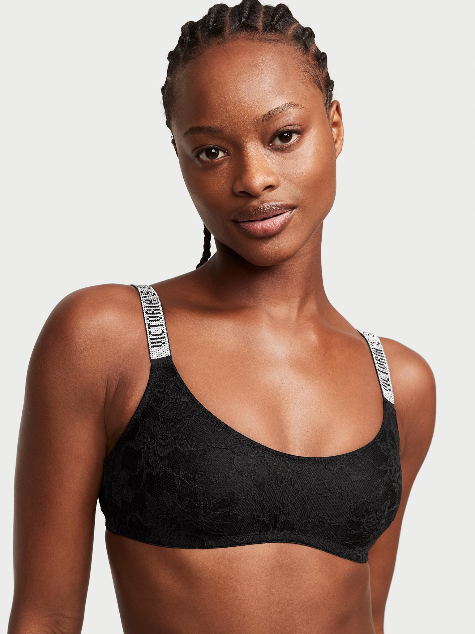 Shine Strap Scoop Bralette