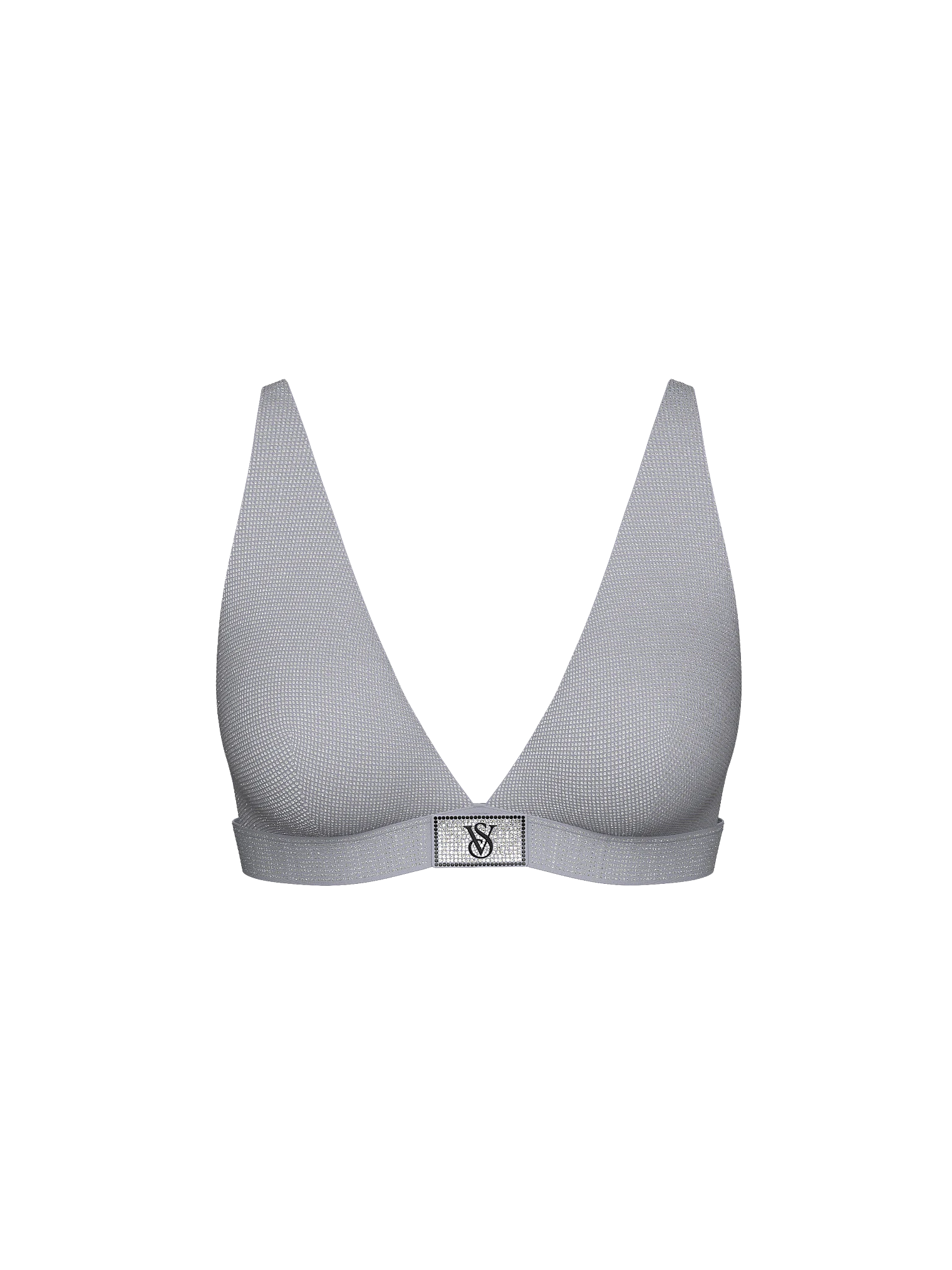 Shine Cotton Wireless Plunge Bralette image number null