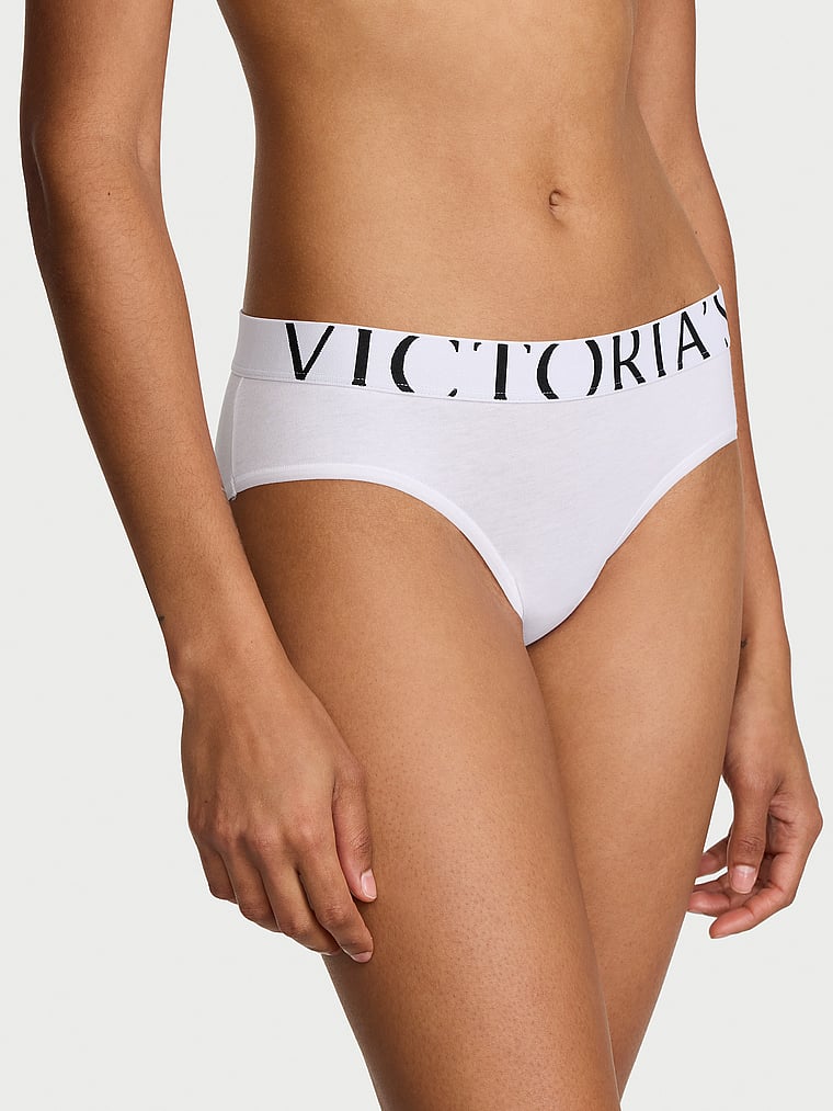 Exploded Logo Cotton Hiphugger Panty image number null