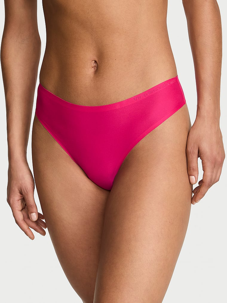 Body by Victoria Flex Mid-Rise Thong Panty image number null
