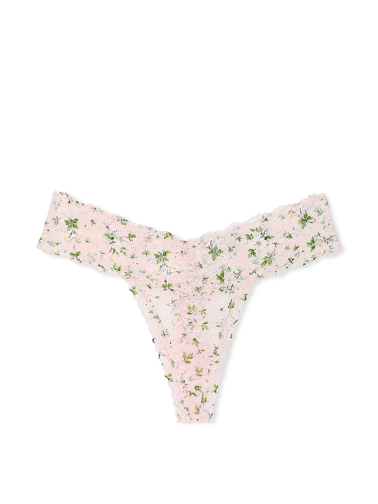 Lace Thong Panty image number null