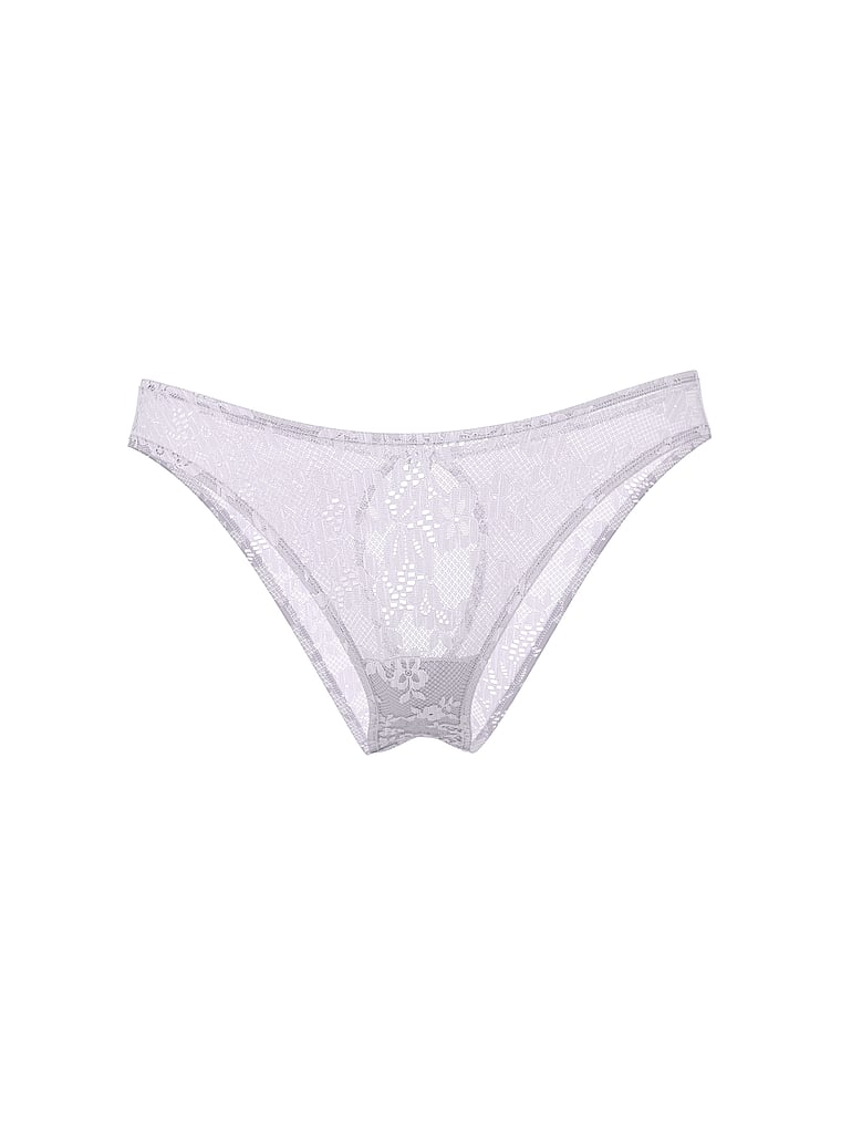 Twinkle Butterfly Lace Open-Back Brazilian Panty image number null