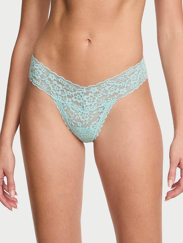 Lace Thong Panty image number null