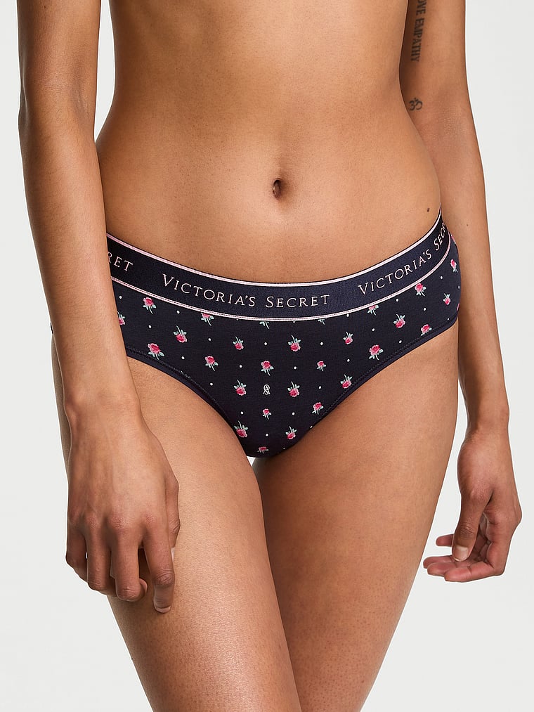 Logo Cotton Hiphugger Panty image number null