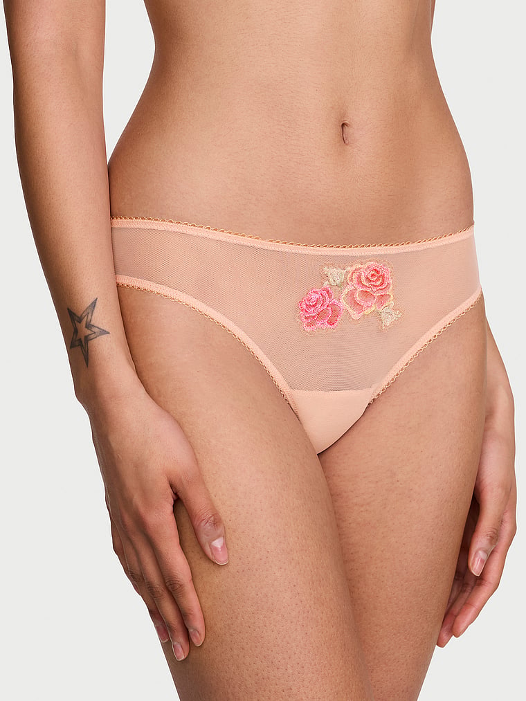 Sweet Melody Motif Bikini Panty image number null