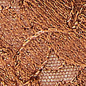 Boho Floral Embroidery Thong Panty, Caramel, swatch