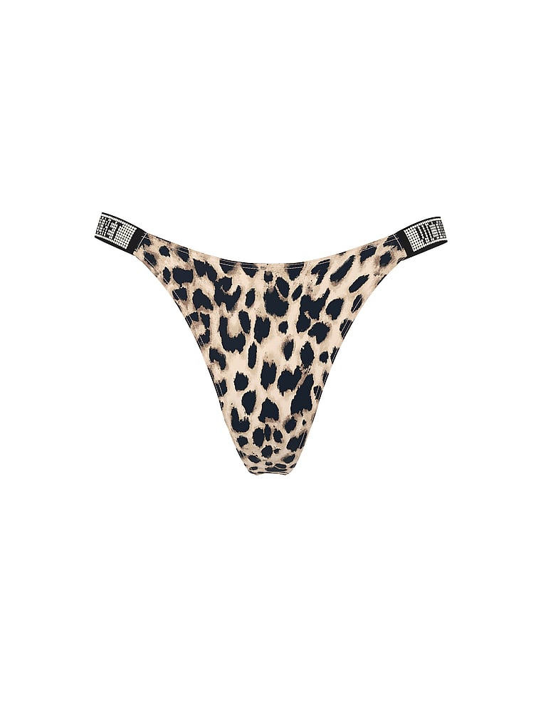 Logo Shine Strap Thong Panty image number null