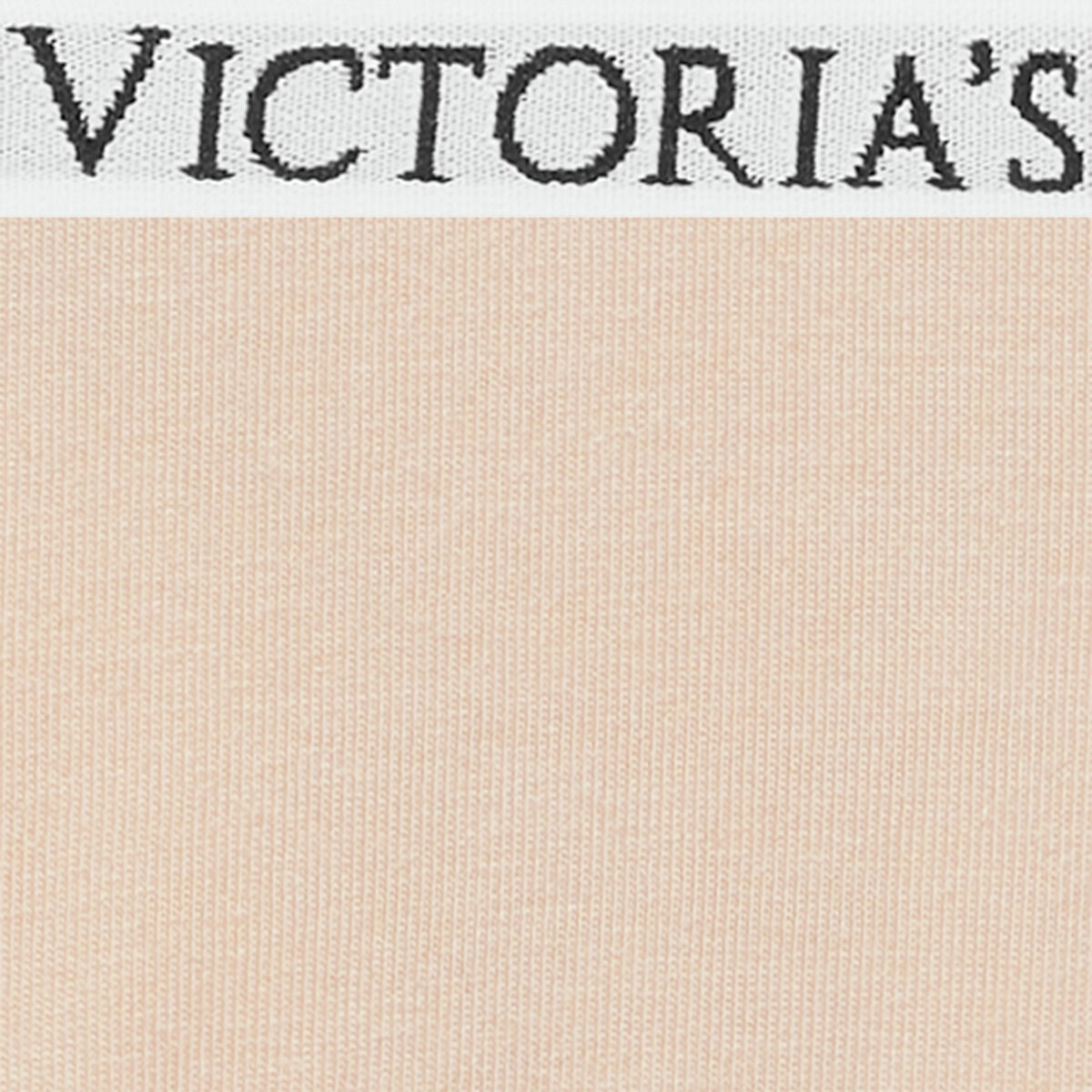 Logo Cotton Thong Panty, Marzipan, swatch