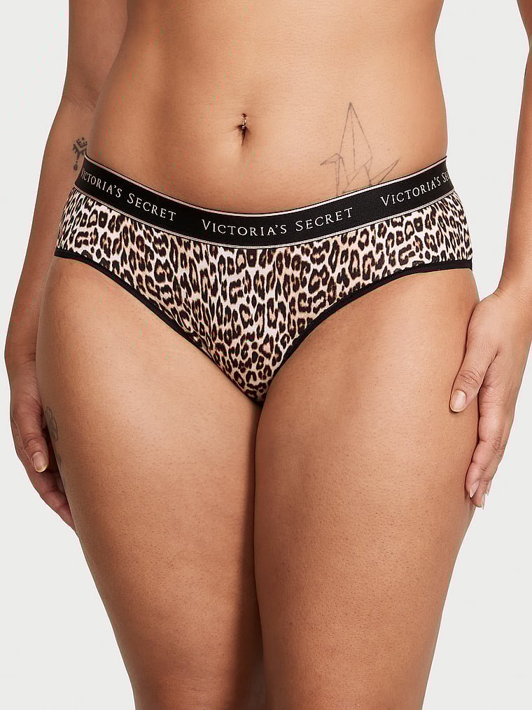 Logo Cotton Hiphugger Panty image number null