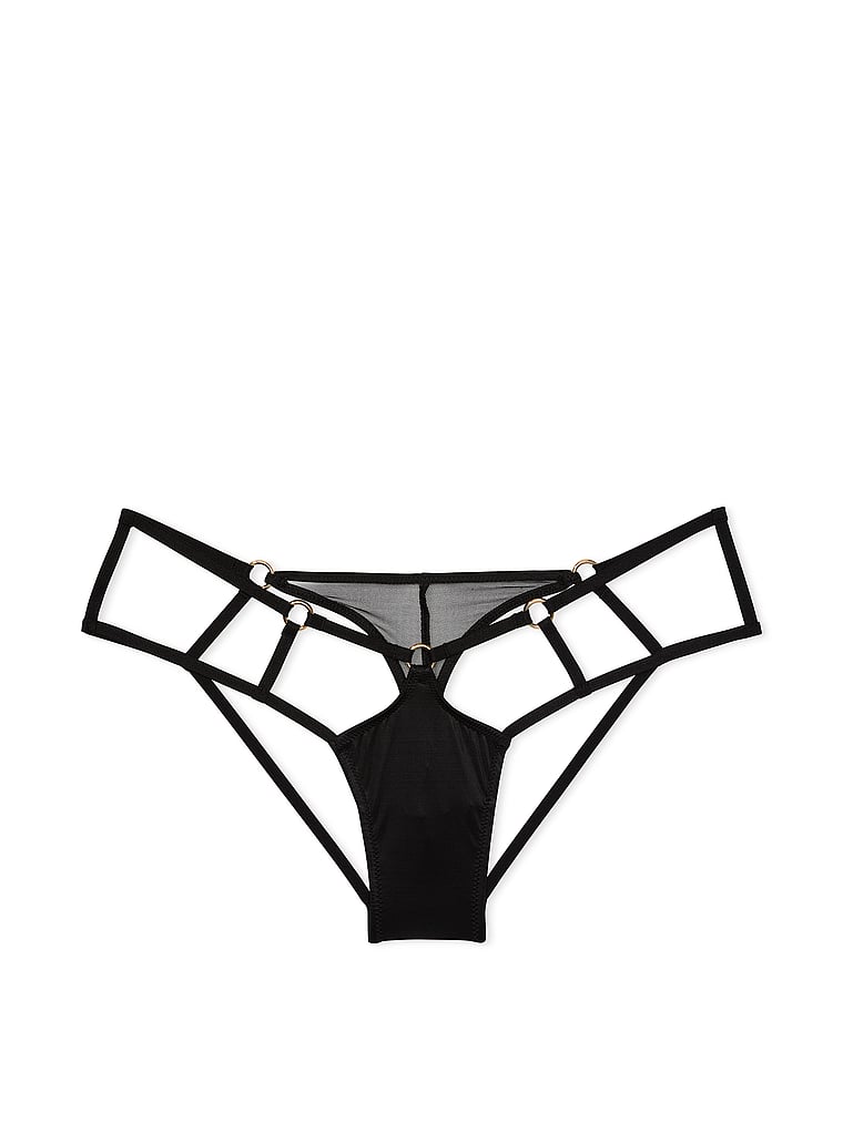 Strappy Hardware High-Leg Cheeky Panty image number null