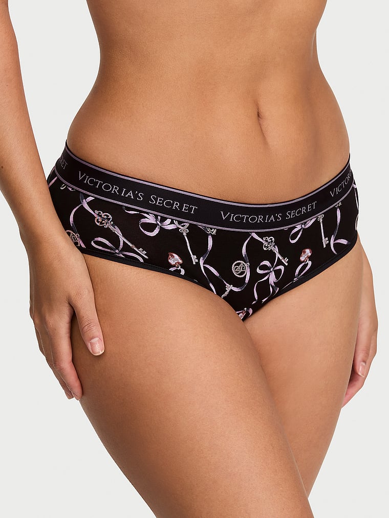 Logo Cotton Hiphugger Panty image number null