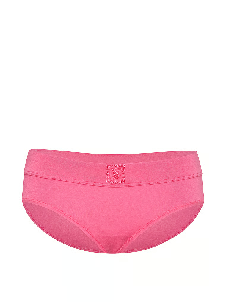 Logo Cotton Lace Patch Hiphugger Panty image number null