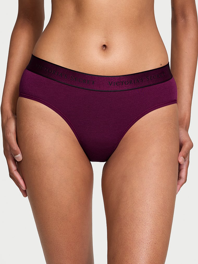 Logo Cotton Hiphugger Panty image number null