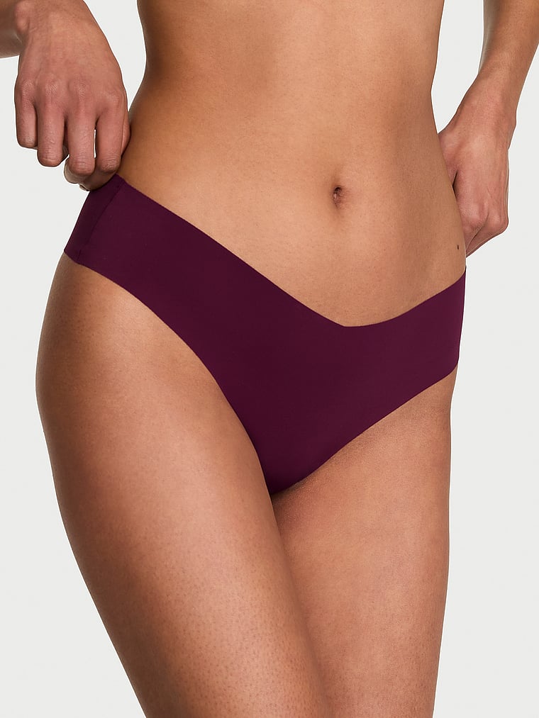 No Show Strappy Thong Panty image number null