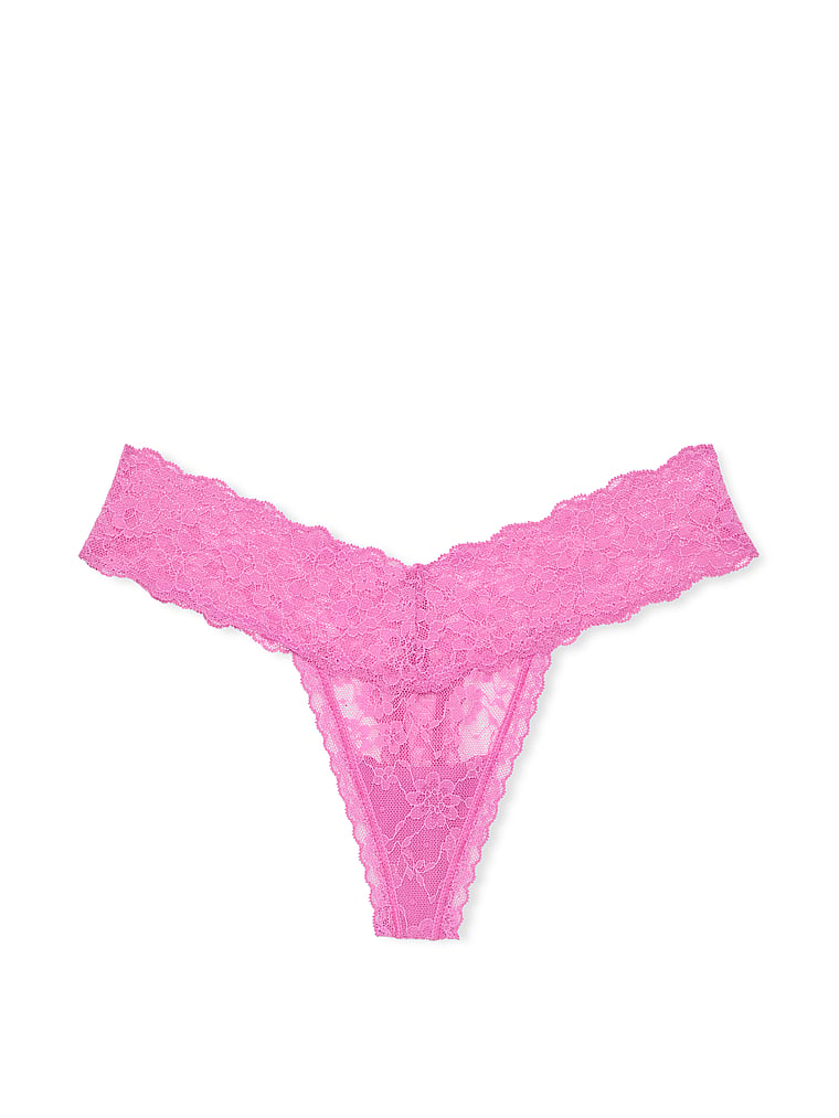 Lace Thong Panty image number null