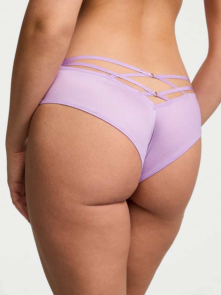 Strappy-Back High-Leg Cheeky Panty image number null