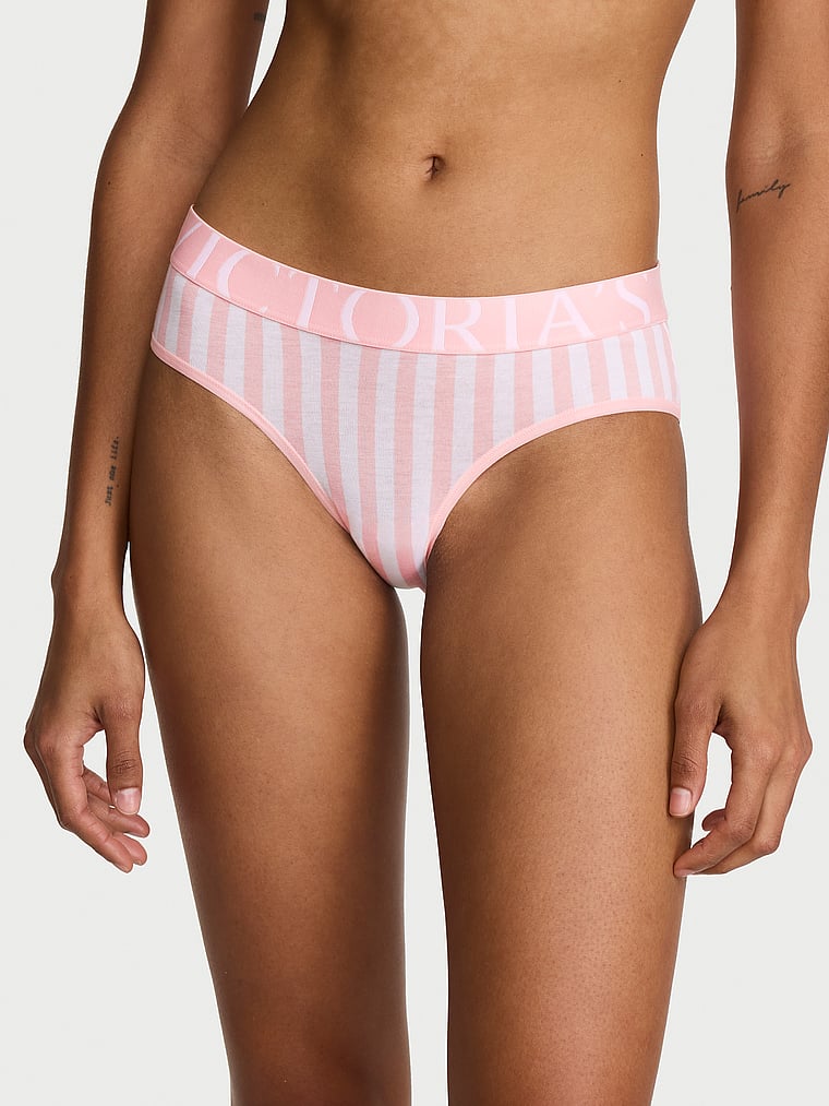 Exploded Logo Cotton Hiphugger Panty image number null
